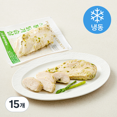 푸라닭 스팀 통 닭가슴살 고추할라피뇨 (냉동), 100g, 15개, 1개입
