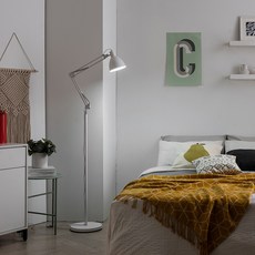 SPiANO 復古落地燈 SS89​​00, 白色的