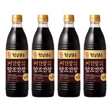 햇살담은 씨간장 숙성 양조간장 골드, 840ml, 4개