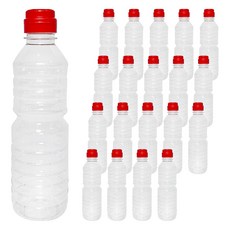 大慶 HS R 圓形空瓶 500ml + 紅色瓶蓋組, 20套