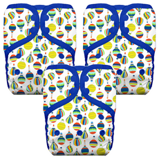 THIRSTIES 成長型口袋式布尿布 一般款, Up and Away, 3件