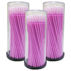 微刷一次性棉籤長, 3個, 100入