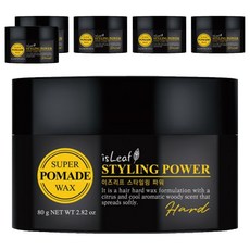 isLeaf 韓國 硬髮泥 強力塑型, 6個, 80g