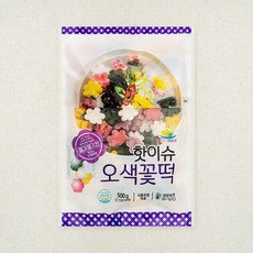핫이슈 오색꽃 떡국떡, 500g, 1개