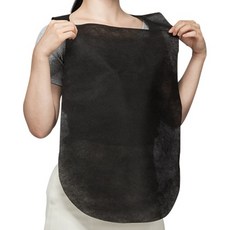 소프런 일회용 앞치마 X형, 검정, 400개