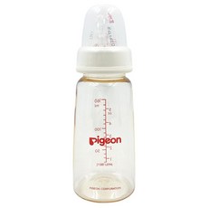 pigeon 貝親 一般口徑PPSU塑膠奶瓶, Clear, 160ml, 1個