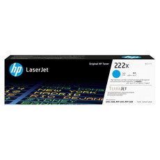 HP 惠普 222X 原廠碳粉匣 W2221X 色彩鮮明 列印品質清晰 適用於HP LaserJet印表機, 藍色, 1入