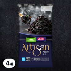 풀무원 바릴라 아티장 먹물 오일 파스타 2인분, 370g, 4개