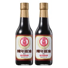 金蘭 陳年醬油 非基改黃豆釀造 適合滷煮快炒, 500ml, 2瓶