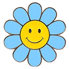 TODIN 大微笑高爾夫球標記, 向日葵天空藍