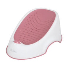 Jolly 嬰幼兒洗澡椅 人體工學設計, 710g, 粉玫瑰, 1個