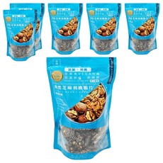 亦擇 純黑芝麻核桃脆片, 全素食Vegan, 低溫烘烤, 非油炸, 300公克, 250g, 6包