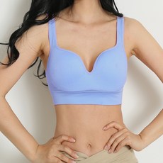 裸色Bra Top, 藍色