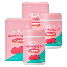 레모나 비오틴 비타민B군 구미, 60정, 2개