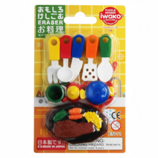 Iwako 造型橡皮擦 日本製造 益智玩具, 多色, 1組