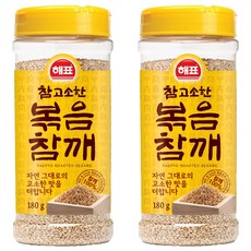 Haepyo 香醇焙炒芝麻, 180g, 2個