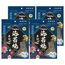TOPDRY 乾燥 厚切海苔燒 原味, 50g, 4包