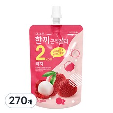 더존건강 더 조은 한끼곤약젤리 리치, 150g, 270개