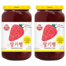 오뚜기 딸기쨈, 850g, 2개