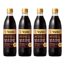 햇살담은 씨간장 숙성 양조간장 골드, 840ml, 4개