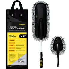 QMERCE Quick Duster 2合1車用除塵撣 大型 + 小型組合, 1套