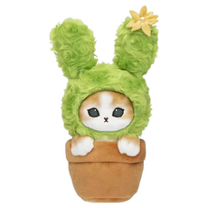 貓福珊迪可愛玩偶吊飾鑰匙圈 療癒系包包掛飾 正版授權, 仙人掌, 1個, 12cm