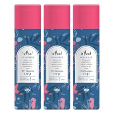 isLeaf 極致蓬鬆乾洗髮噴霧PLUS 湛藍海洋, 3個, 150ml