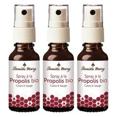 法國瑪莉家族 蜂膠噴劑, 20ml, 3瓶