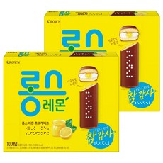 크라운 롱스 레몬, 250g, 2개