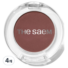 더샘 샘물 싱글 매트 아이섀도우, CR01 트임갱신 로즈, 4개