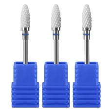 세라믹 쏙오프 네일드릴비트, 블루M, 3개