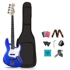 Xenon 입문용 재즈 베이스기타 JB-420, MBL R, 요트블루 R, 1개