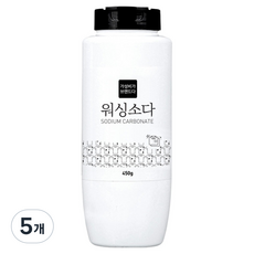 가성비가브랜드다 워싱소다, 5개, 450g
