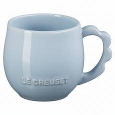 LE CREUSET 蕾絲花語系列 馬克杯 320ml, 銀灰藍, 1個