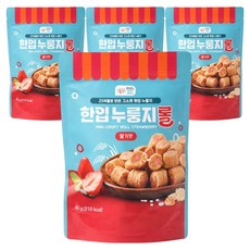 水果磨坊 一口鍋巴捲 草莓口味, 40g, 4個