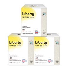 Liberty ORGANATURE Organature韓國產夜用褲型衛生棉, L(95~105cm), 4片, 3包