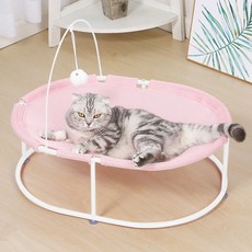 세이펫 고양이 해먹 침대, 핑크, 1개