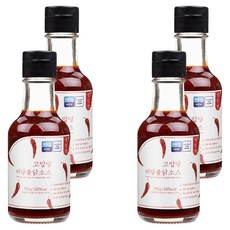 고맙당 저당 불닭 소스, 180g, 4개