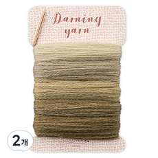 Clover 可樂牌 天然縫補線, 2個, 米色 57-207