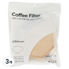 아쿠바 커피필터 CS-U102B, 3개, 100개입