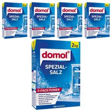 domol 水垢掰掰洗碗機軟化鹽 2kg - 德國原裝進口 有效軟化水質、預防水垢, 5盒