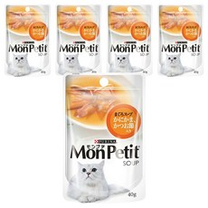 MonPetit 貓倍麗 極品上湯 40g, 鮪魚 + 蟹肉 + 鰹魚, 5包