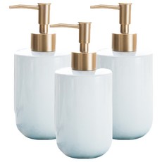 욕실 샴푸 린스 디스펜서 YT_RA535, 화이트, 3개