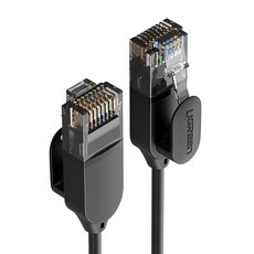 UGREEN 綠聯 CAT6A網路線 增強版, 黑色, 50cm, 1條