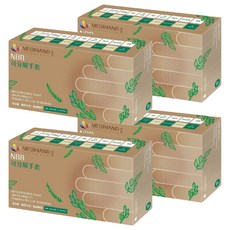 MEDIHAND 美恆 NBR可分解手套, M, 藍紫色, 4盒