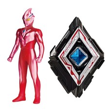 BANDAI 超人力霸王迷你ENTRY 雅克變身器 + 軟膠套組, 1組