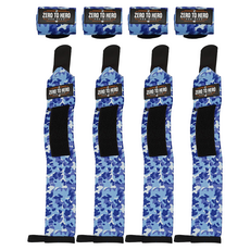 ZERO TO HERO 健康迷彩護腕獨家藍色迷彩兩套, 4套, 藍色迷彩