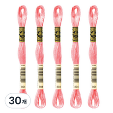 브랜드얀 DMC 25번 면사 자수실, 894번, 30개