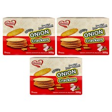 Omeli 烘烤洋蔥薄餅, 3盒, 300g