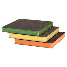 BOSCH 博世 台灣公司貨 海綿砂紙3入組 S473, 98 x 120 x 13mm, 1組
